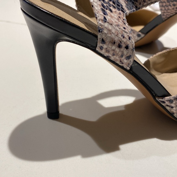 Franco Sarto - NEVER WORN Lima Printed Leather Elastic Strap Heel - Size 7 - Picture 6 of 7